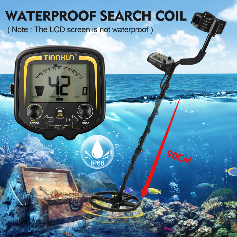 TX850 Professional Metal Detector Underground Depth 2.5m Scanner Search Finder Gold Detector Treasure Hunter Pinpointer