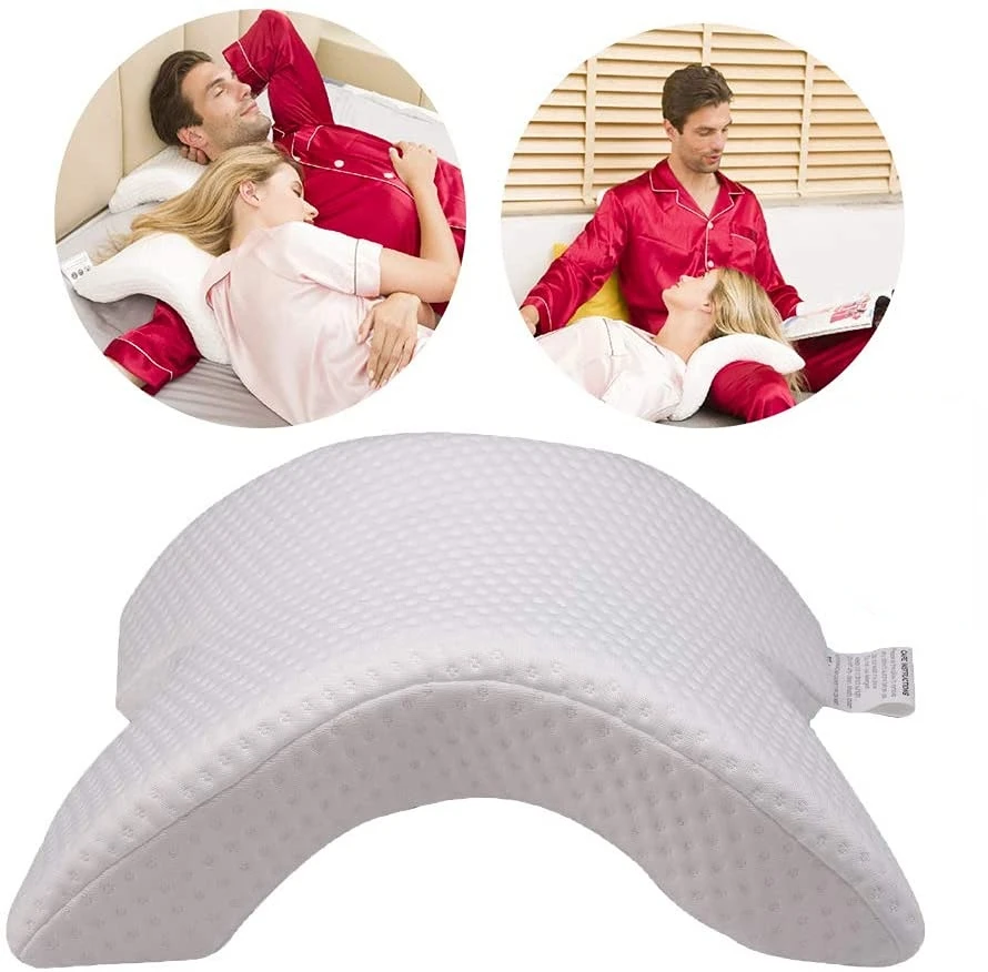 U-Shaped Curved Orthopedic Pillow for Sleep Memeory Foam Hand Pillow Hollow Orthopedic Products Neck Pillow Travel Side U-Shaped Curved Orthopedic Pillow for Sleep Memeory Foam Hand Pillow Hollow Orthopedic Products Neck Pillow Travel Side