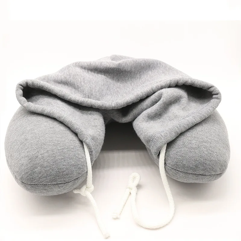U-shaped Hooded Travel Home Pillows Car Seats Office Aircraft Pillows Neck Pillows Lightweight Sleeping Pads Popular