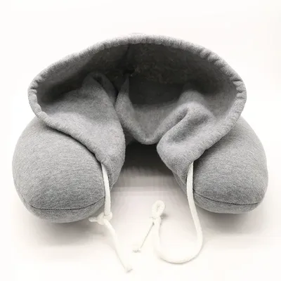 U-shaped Hooded Travel Home Pillows Car Seats Office Aircraft Pillows Neck Pillows Lightweight Sleeping Pads Popular