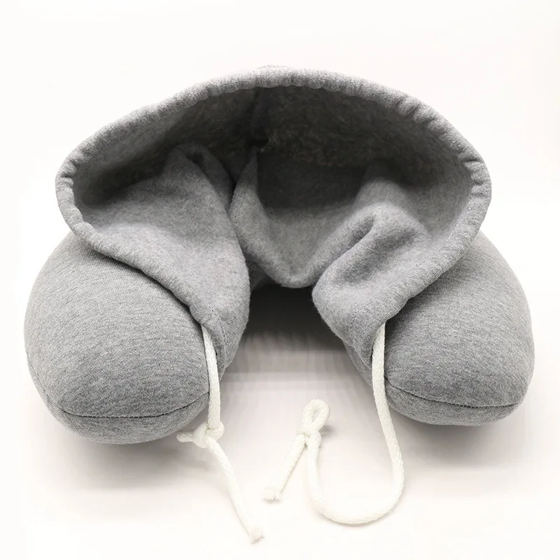 U-shaped Hooded Travel Home Pillows Car Seats Office Aircraft Pillows Neck Pillows Lightweight Sleeping Pads Popular