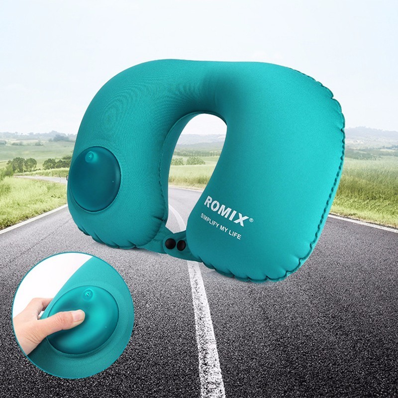 U-Shaped Inflatable Travel Pillow U-Shaped Inflatable Travel Pillow