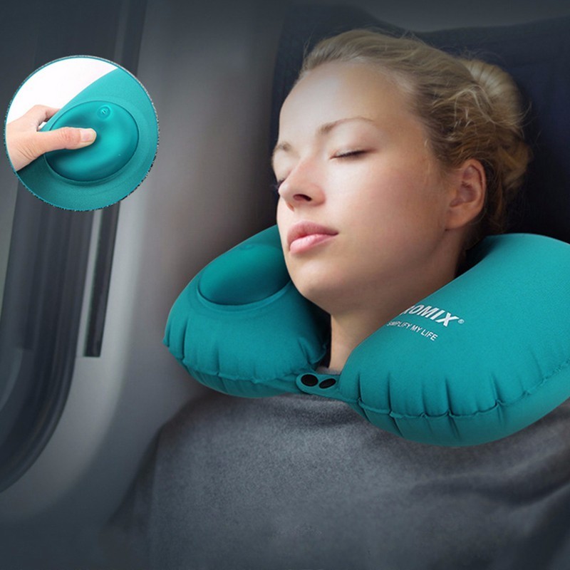 U-Shaped Inflatable Travel Pillow U-Shaped Inflatable Travel Pillow