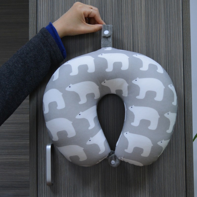 U Shaped Pillow Polar Bear Design U Shaped Pillow Polar Bear Design