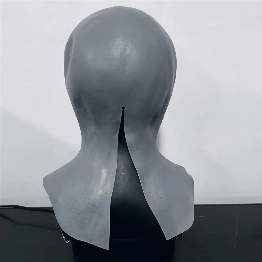 UFO Alien Skull Mask Cosplay Horror Latex Masks Helmet Halloween Masquerade Dress Up Carnival Party Costume Props