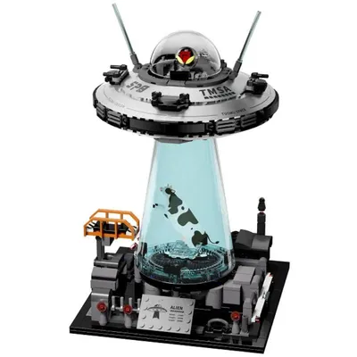 UFO Cow Abduction Spacecraft Building Blocks With Light Motor Set Spaceship Bricks Toys Desktop Ornament Model Boys UFO Cow Abduction Spacecraft Building Blocks With Light Motor Set Spaceship Bricks Toys Desktop Ornament Model Boys