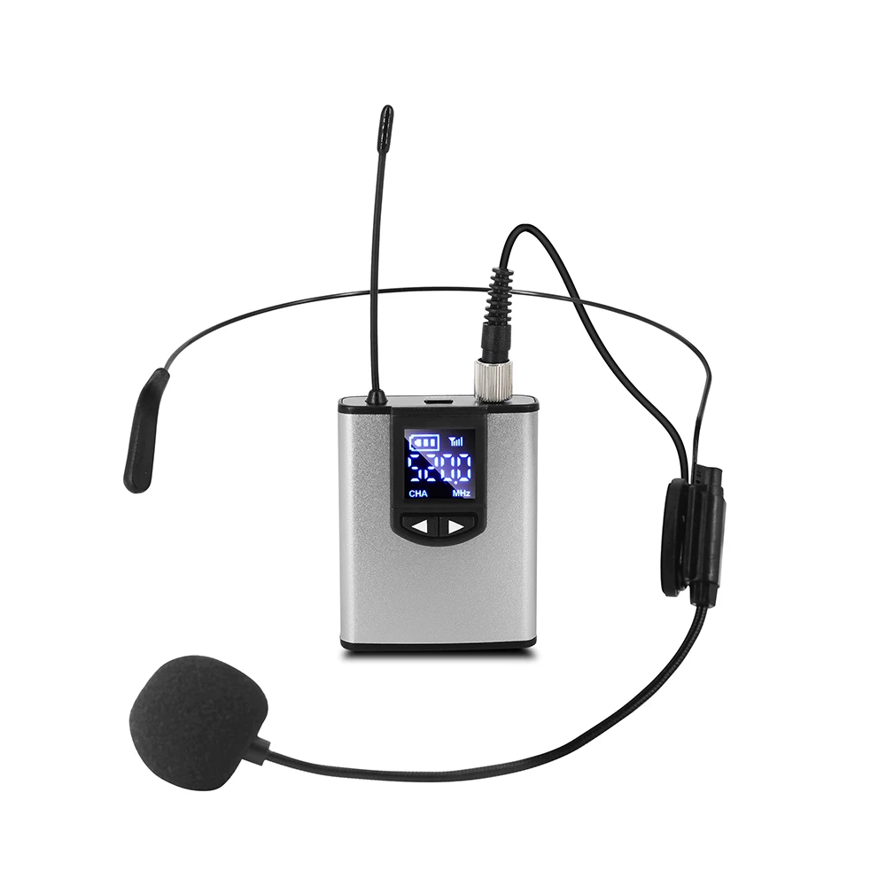 UHF Wireless Microphone Lavalier Microphone With Bodypack Transmitter Instructional Lecture Interview Vlog Live UHF Wireless Microphone Lavalier Microphone With Bodypack Transmitter Instructional Lecture Interview Vlog Live