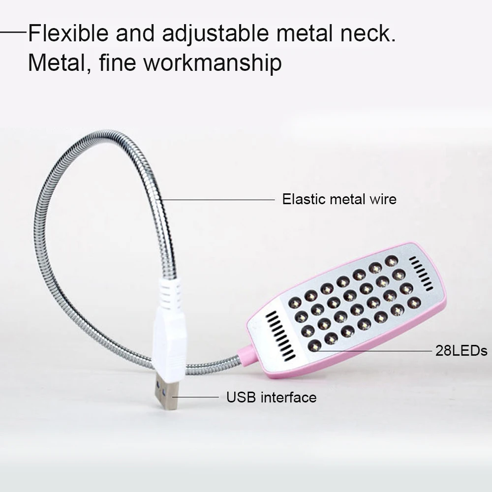 Ultra Bright 28LEDs Reading Lamp LED USB Book Light Flexible Table Lamps Night Lamp for PC Computer Ultra Bright 28LEDs Reading Lamp LED USB Book Light Flexible Table Lamps Night Lamp for PC Computer