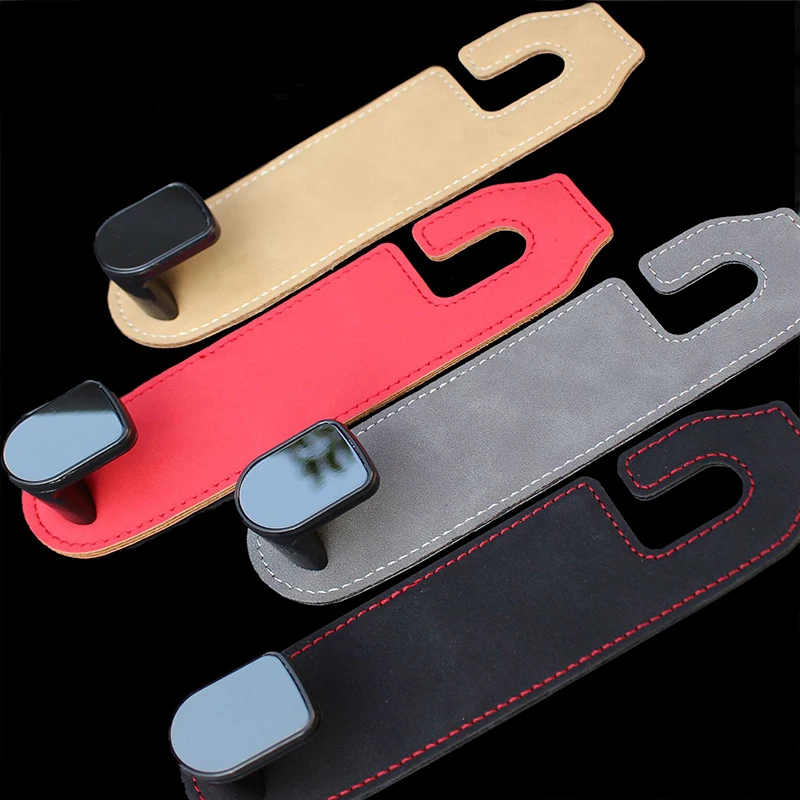 Ultra Fine Leather Headrest Hook for Cars