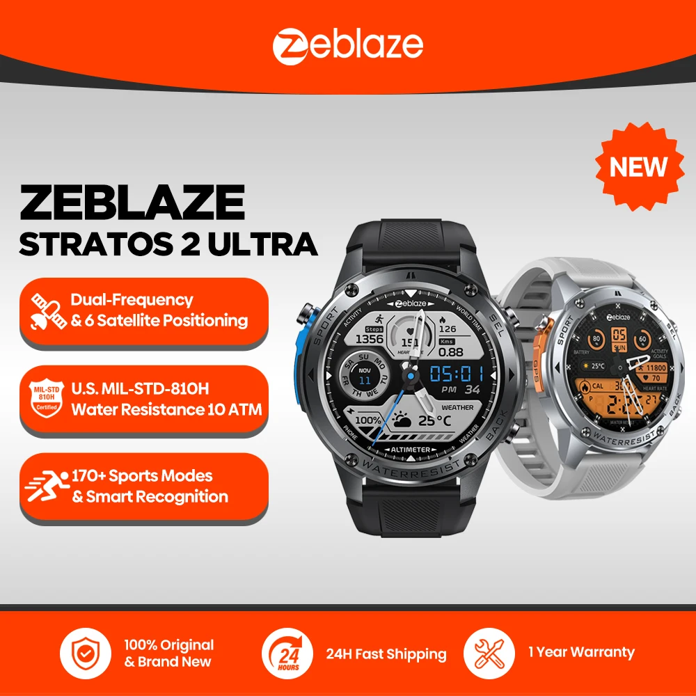 Ultra GPS Smart Watch Built-in Compass Barometric Altimeter Dual-band GNSS Voice Calling Smartwatch 10 ATM Ultra GPS Smart Watch Built-in Compass Barometric Altimeter Dual-band GNSS Voice Calling Smartwatch 10 ATM