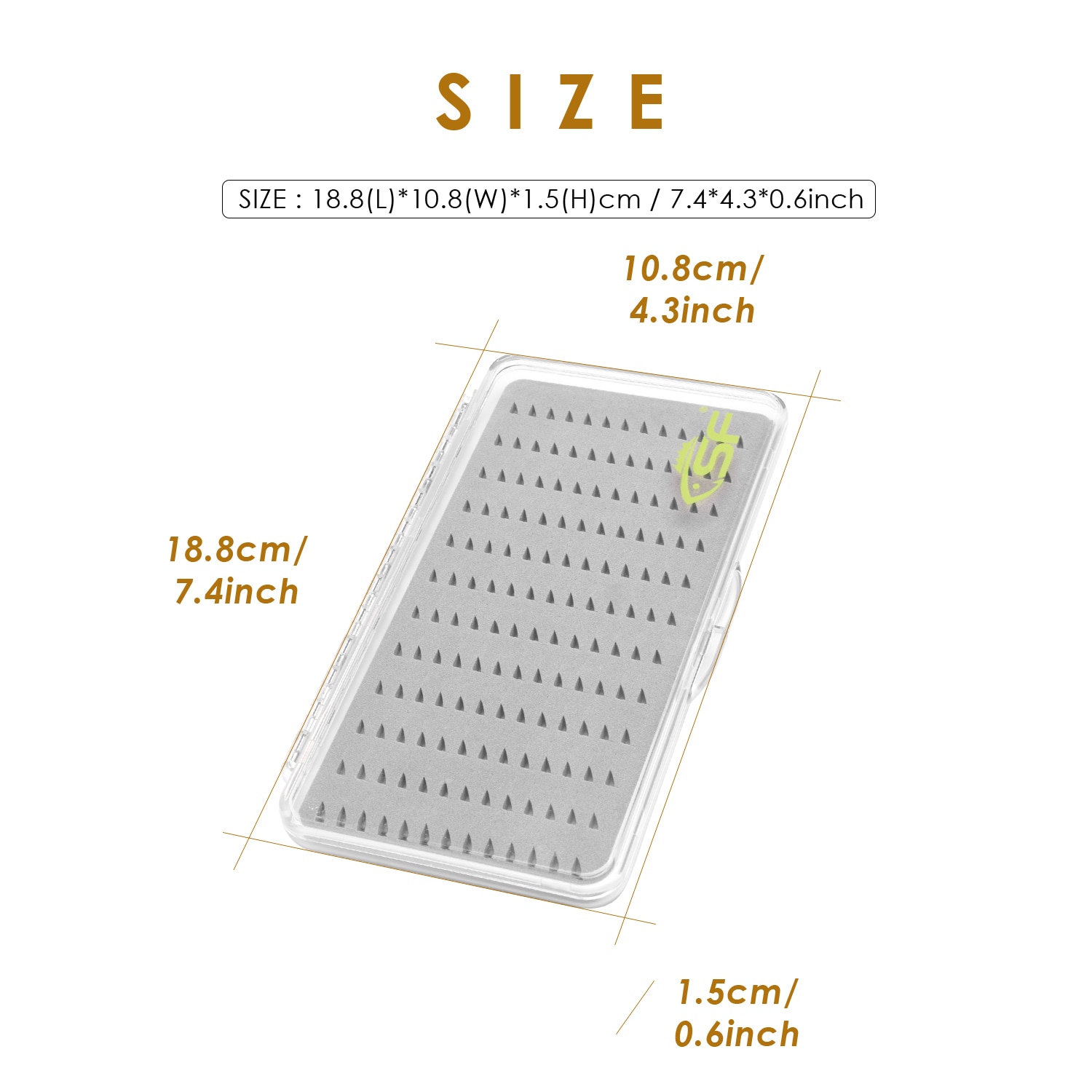 Ultra Slim 156 Slot Fly Fishing Hook Storage