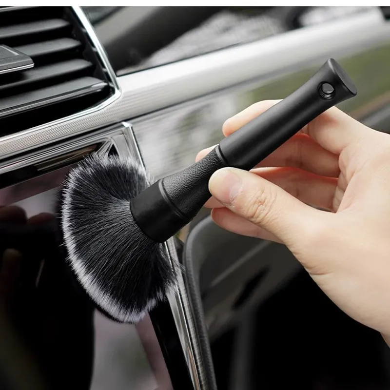 Ultra Soft Car Detailing Brush Super Soft Auto Interior Detail Brush synthetic boars hair for cars seat leather cleaning Ultra Soft Car Detailing Brush Super Soft Auto Interior Detail Brush synthetic boars hair for cars seat leather cleaning