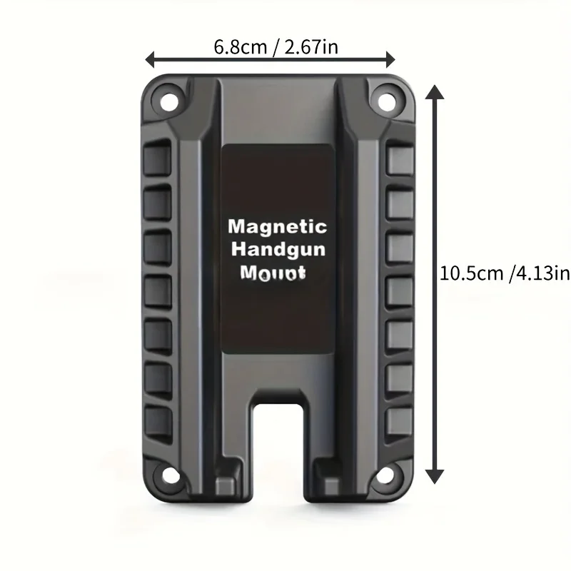 Ultra-Strong Quick Draw Magnetic Mount Holster – Safe, Swift Access for Home, Wall, Desk – Discreet Concealed Magnet
