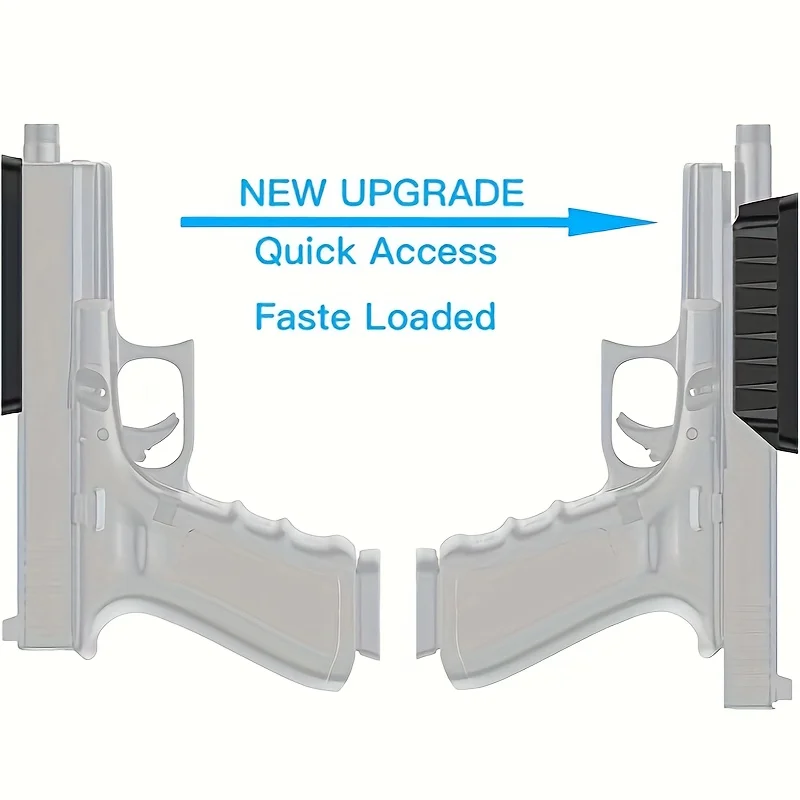 Ultra-Strong Quick Draw Magnetic Mount Holster – Safe, Swift Access for Home, Wall, Desk – Discreet Concealed Magnet
