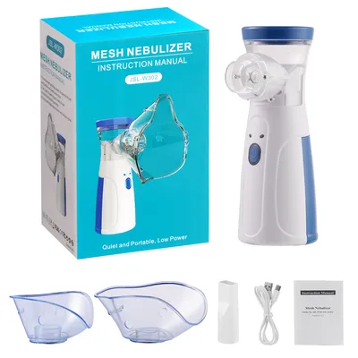 Ultrasonic Atomizers Portable Mute Asthma Inhaler Handheld Nebulizers Machine Mini Medical Nebulizer for Adults and Ultrasonic Atomizers Portable Mute Asthma Inhaler Handheld Nebulizers Machine Mini Medical Nebulizer for Adults and