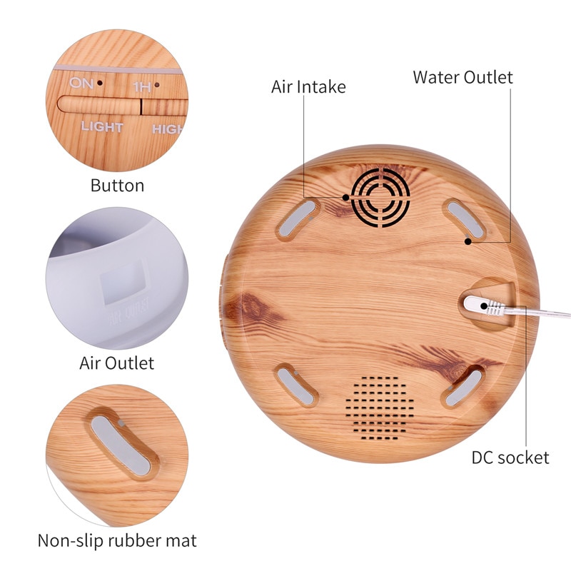 Ultrasonic Diffuser With BT Speaker