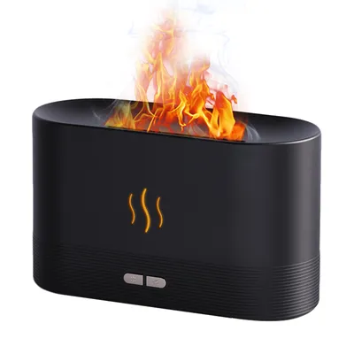 Ultrasonic Flame Humidifier Essential Oil Diffuser Ultrasonic Flame Humidifier Essential Oil Diffuser