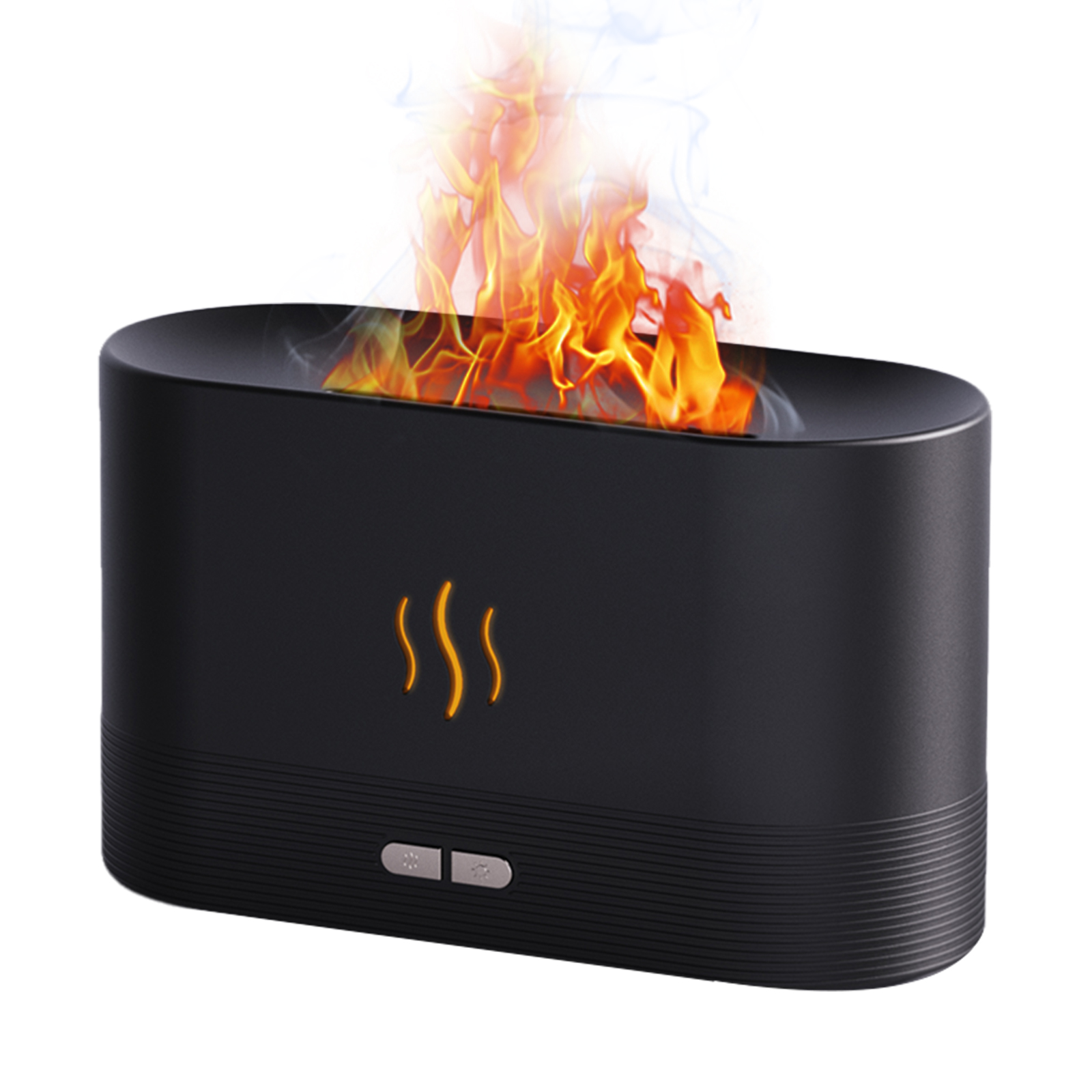 Ultrasonic Flame Humidifier Essential Oil Diffuser