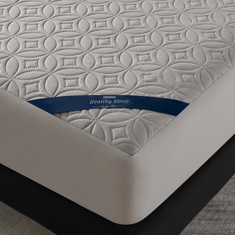 Ultrasonic Quilted Waterproof Antibacterial Mattress Protector Breathable Ultra Soft Noise Free 30CM Deep Pocket Fitted Ultrasonic Quilted Waterproof Antibacterial Mattress Protector Breathable Ultra Soft Noise Free 30CM Deep Pocket Fitted
