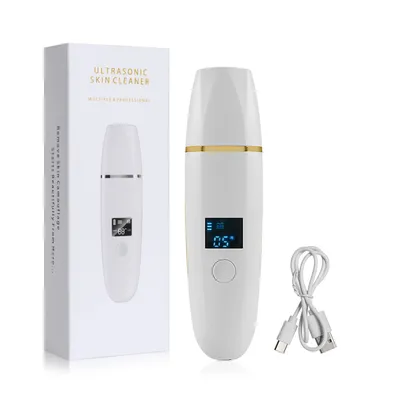 Ultrasonic Skin Scrubber Remover Blackhead Ultrasonic Peeling Facial Scrubber Shovel Deep Cleaning Face Lifting Remove Ultrasonic Skin Scrubber Remover Blackhead Ultrasonic Peeling Facial Scrubber Shovel Deep Cleaning Face Lifting Remove