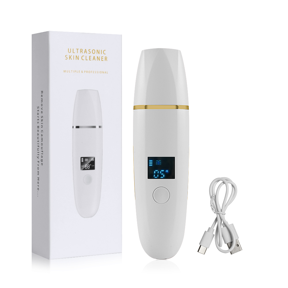 Ultrasonic Skin Scrubber Remover Blackhead Ultrasonic Peeling Facial Scrubber Shovel Deep Cleaning Face Lifting Remove Ultrasonic Skin Scrubber Remover Blackhead Ultrasonic Peeling Facial Scrubber Shovel Deep Cleaning Face Lifting Remove