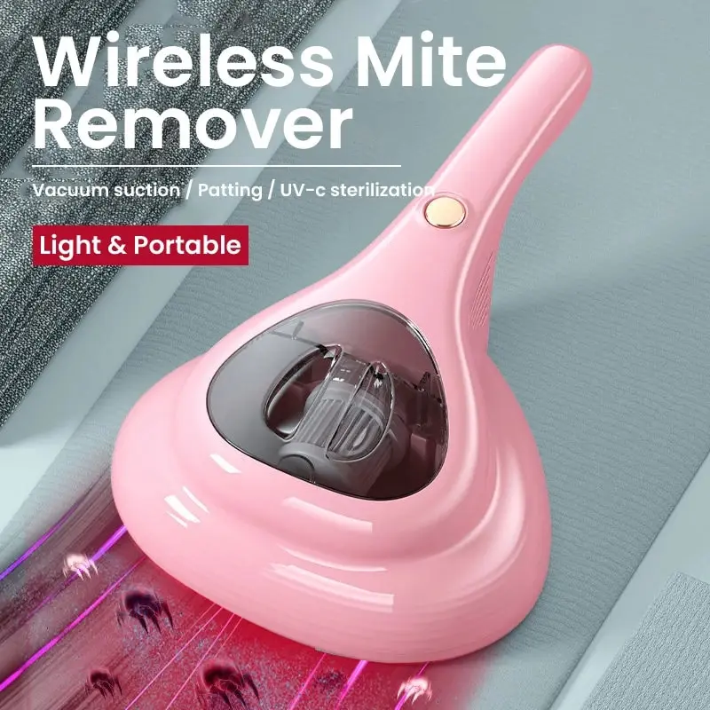 Ultraviolet Mite Removal Instrument 10000PA Vacuum Cleaner Cordless Handheld Vacuum For Mattress Sofa Bed Home