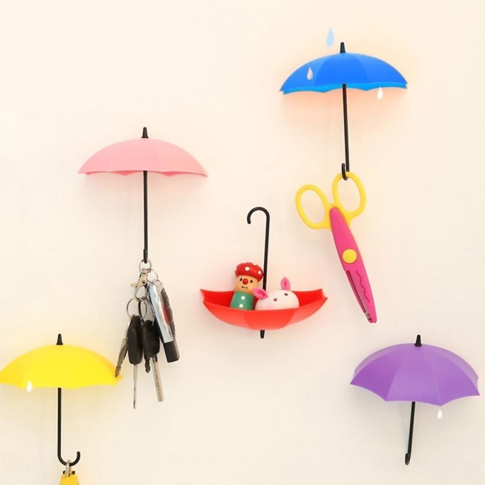 Umbrella Key Hooks Self Adhesive Hooks (3Pcs) Umbrella Key Hooks Self Adhesive Hooks (3Pcs)