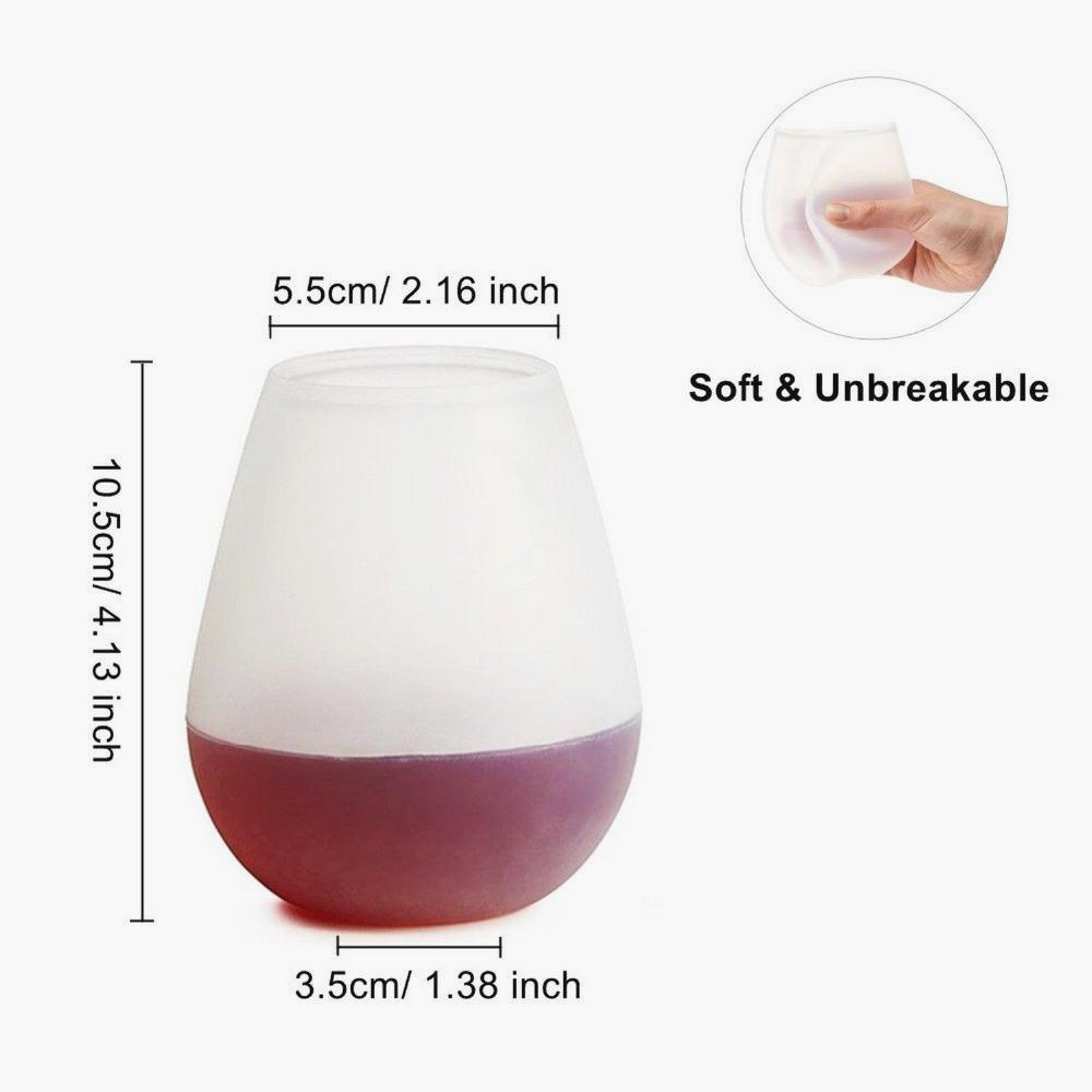 Unbreakable Silicon Wine Glass (Set of 4) Unbreakable Silicon Wine Glass (Set of 4)