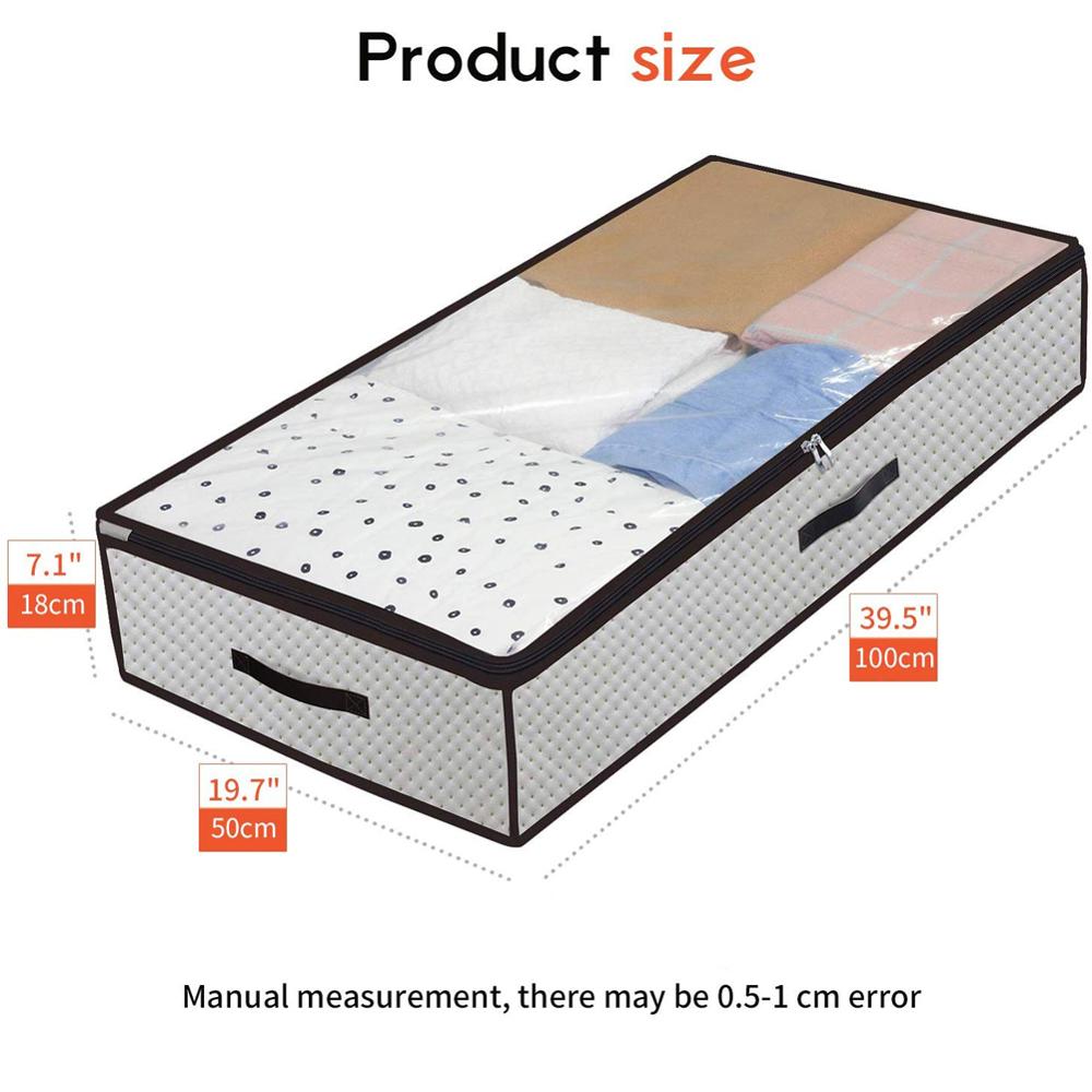 Under Bed Organizer Zipper Storage Bag (2 pcs) Under Bed Organizer Zipper Storage Bag (2 pcs)