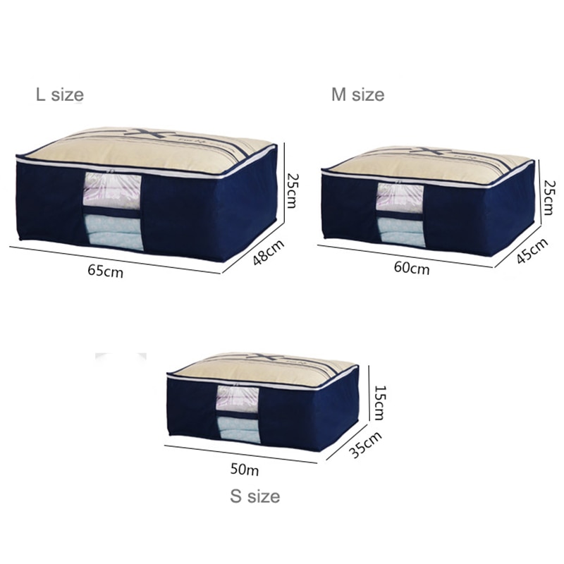 Under Bed Storage Bag Non-Woven Organizer Under Bed Storage Bag Non-Woven Organizer