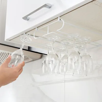 Under Cabinet Wine Glass Hanger