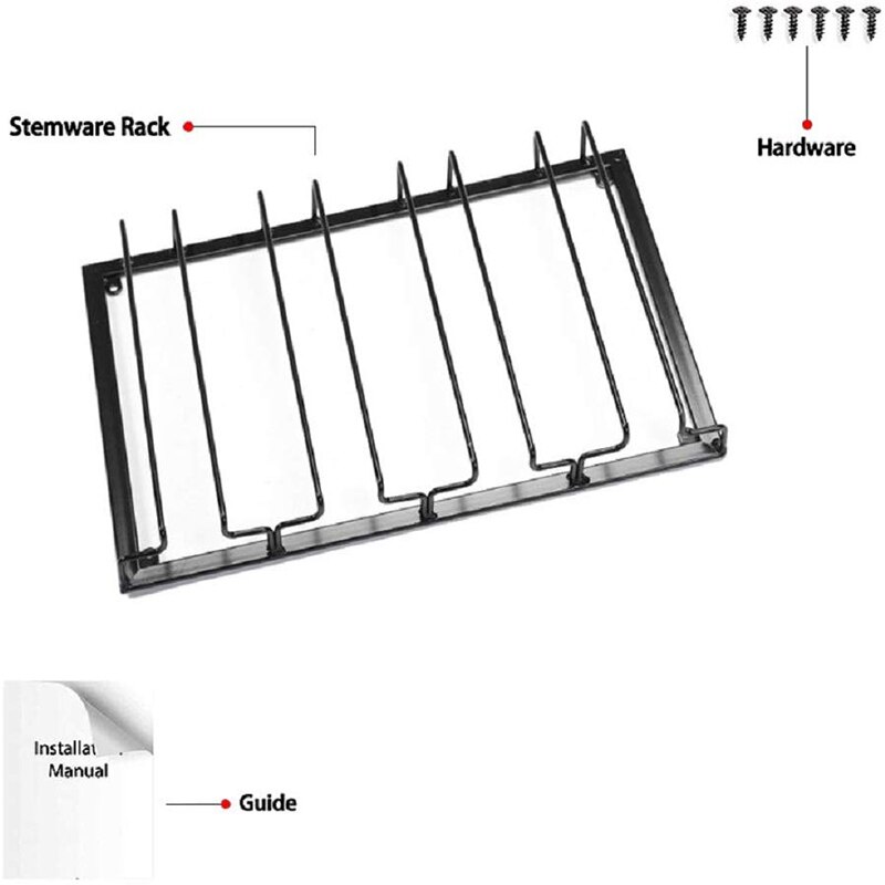Under Cabinet Wine Glass Rack Wire Organizer Under Cabinet Wine Glass Rack Wire Organizer