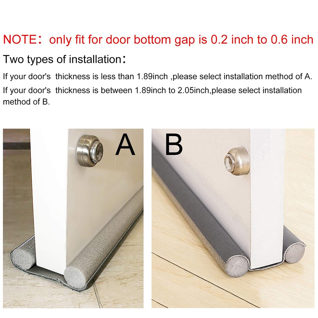 Under Door Draft Stopper Noise Blocker Under Door Draft Stopper Noise Blocker