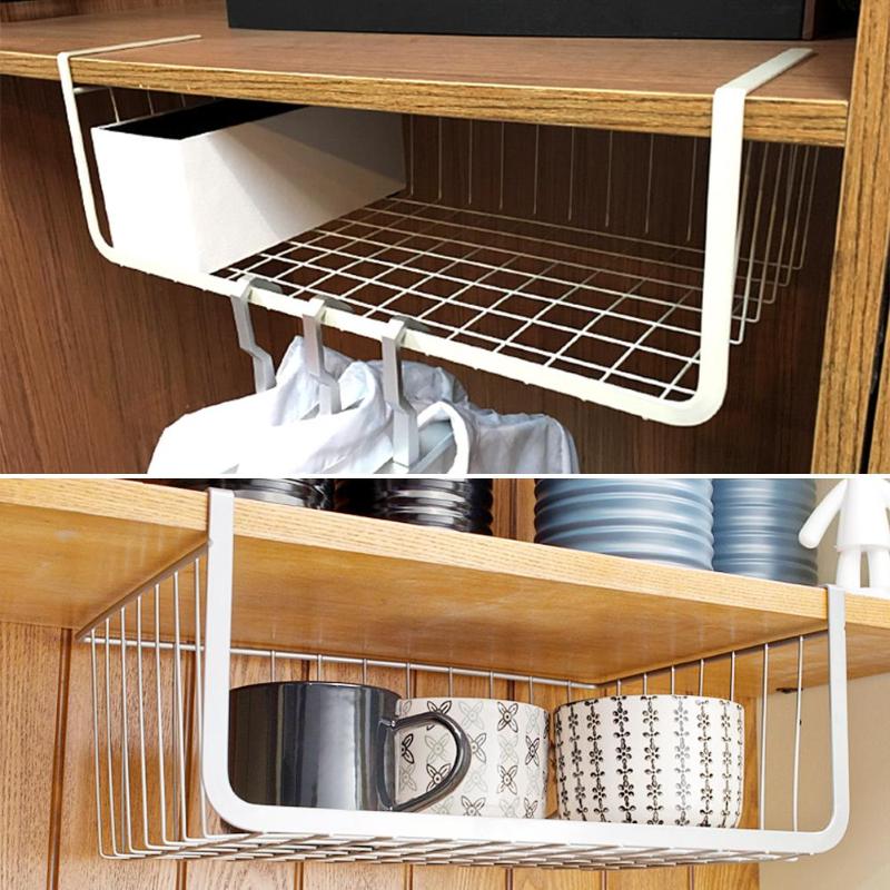 Under Shelf Storage Basket Hanging Rack Under Shelf Storage Basket Hanging Rack
