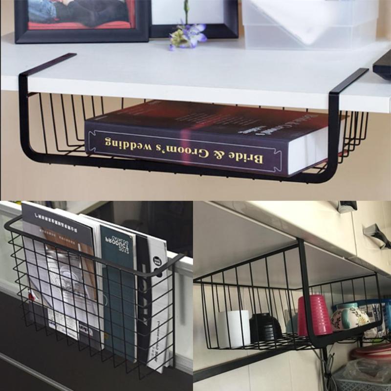 Under Shelf Storage Basket Hanging Rack Under Shelf Storage Basket Hanging Rack