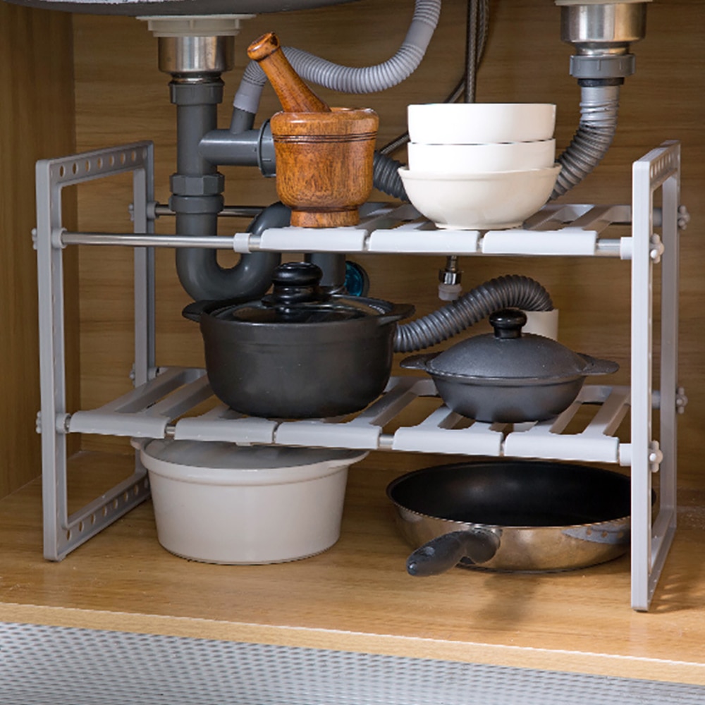 Under Sink Organizer Two-Layer Rack Under Sink Organizer Two-Layer Rack