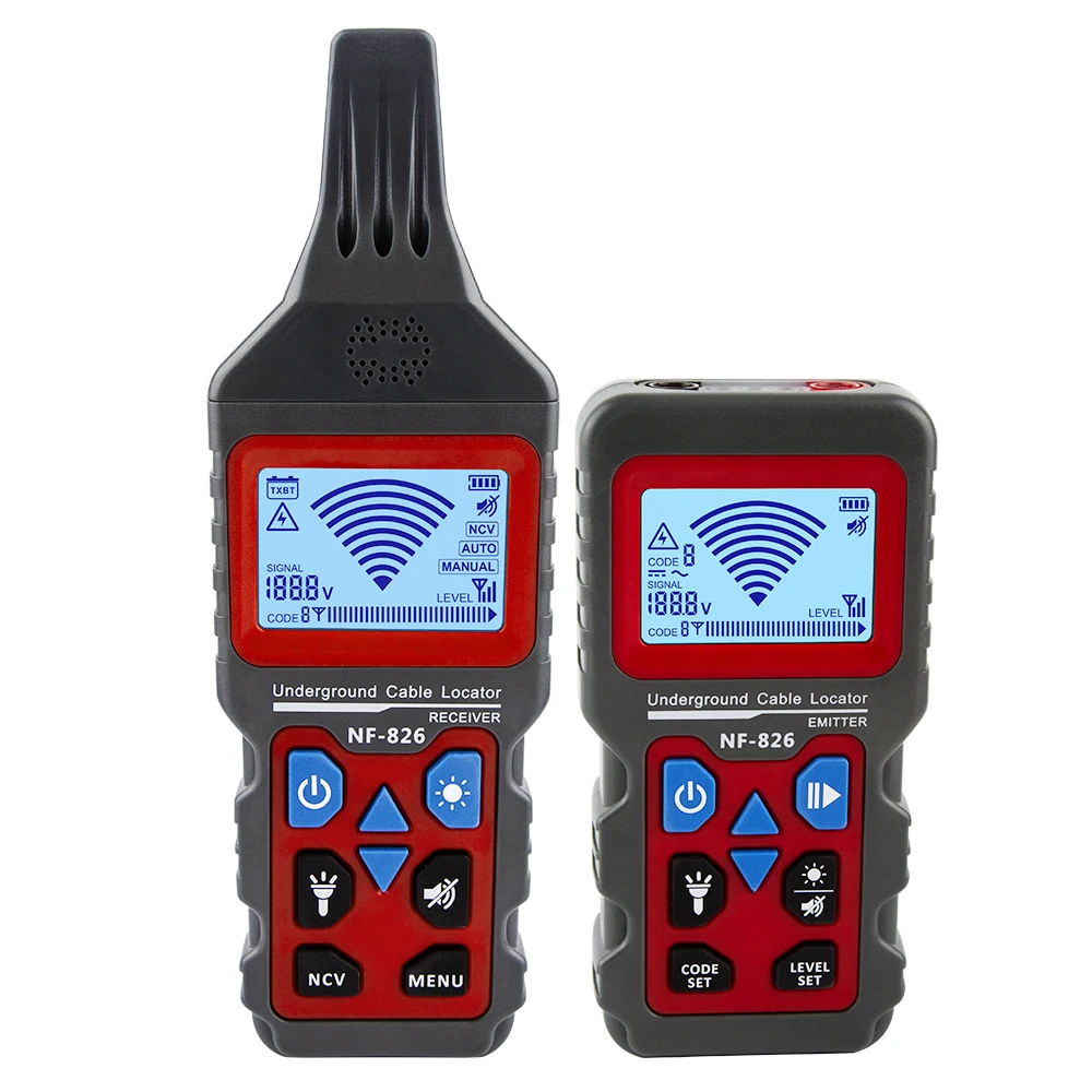 Underground Cable Tester Locator Wire Tracker Detection Wall Electrical Lines Water and Gas Supply Pipeline Path Underground Cable Tester Locator Wire Tracker Detection Wall Electrical Lines Water and Gas Supply Pipeline Path