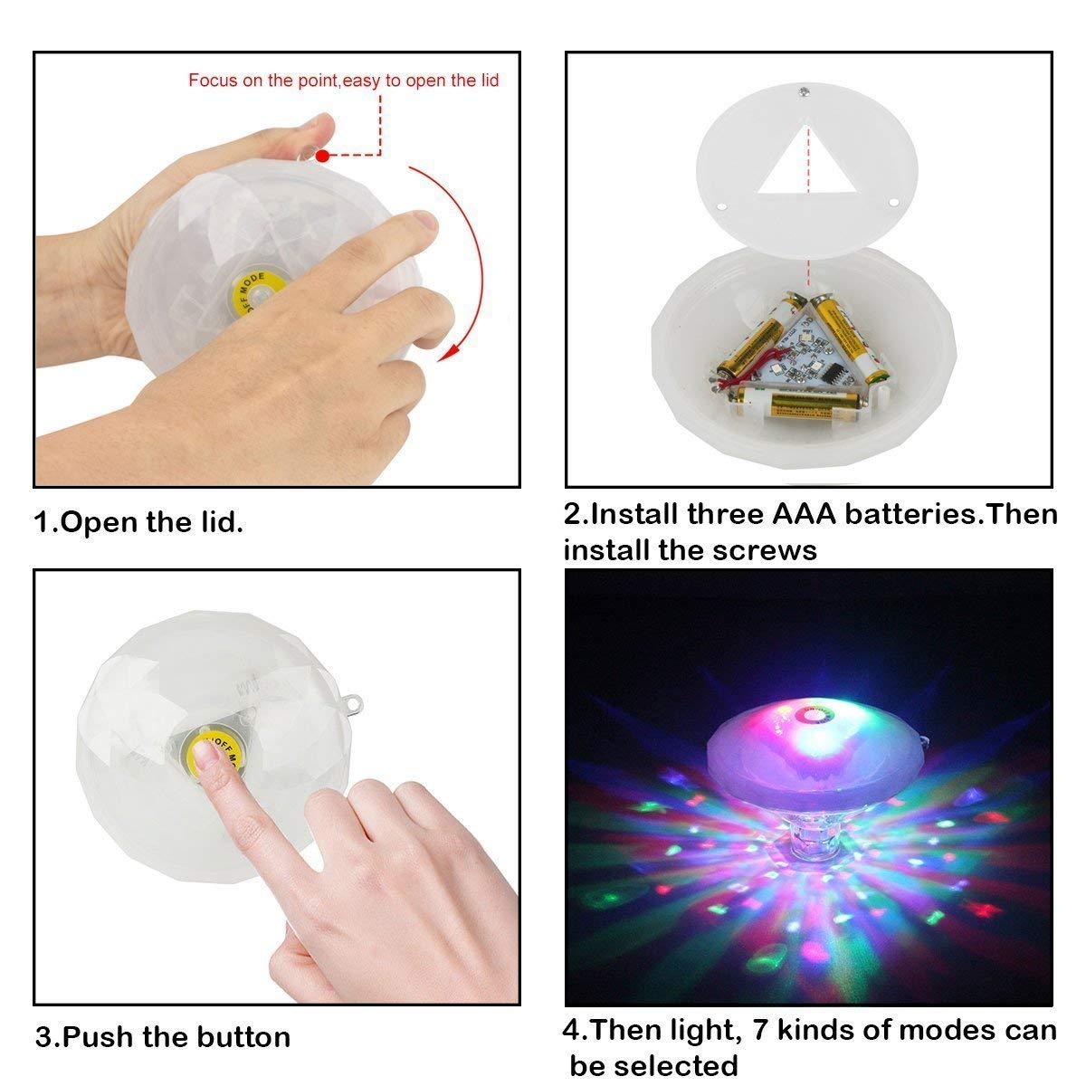 Underwater Disco Light Waterproof LED Underwater Disco Light Waterproof LED