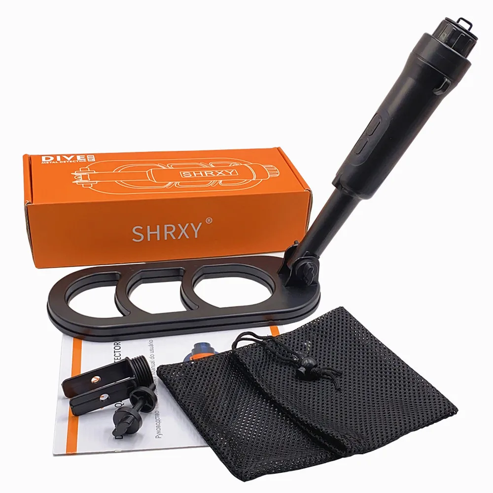 Underwater Dive Scuba Metal Detector Folding Waterproof Coil Pulse Scan Pinpointer Diving Gold Detecting