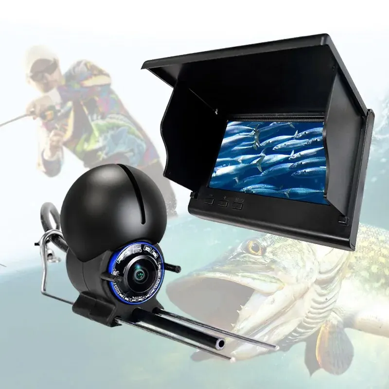 Underwater Fishing Camera 1080P HD 4.3 Inch Handheld LCD Ice Fishing Finder For Boat Kayak Sea Fishing With 5000amh