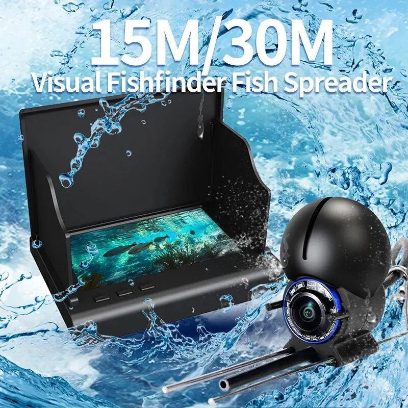 Underwater Fishing Camera 1080P HD 4.3 Inch Handheld LCD Ice Fishing Finder For Boat Kayak Sea Fishing With 5000amh