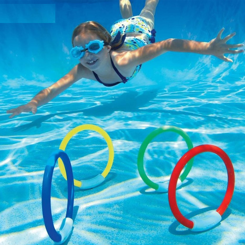 Underwater Pool Diving Rings (4pcs)