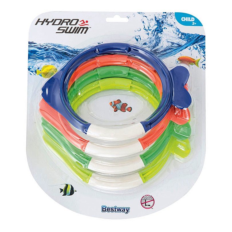 Underwater Pool Diving Rings (4pcs)