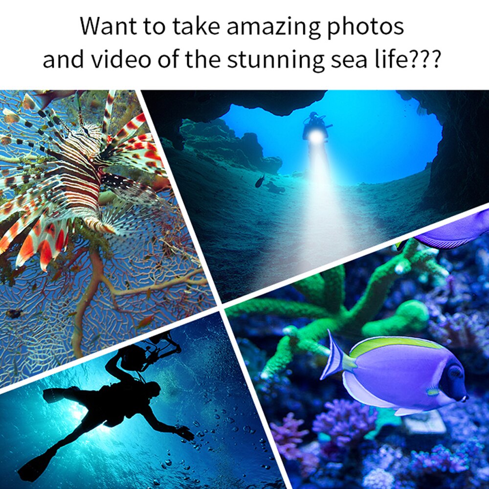 Underwater Torch Diving LED Flashlight Underwater Torch Diving LED Flashlight