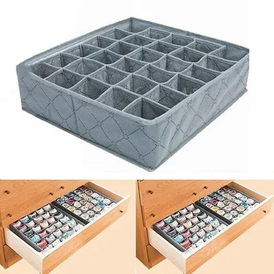 Underwear Drawer Organizer 30-Grid Storage Underwear Drawer Organizer 30-Grid Storage