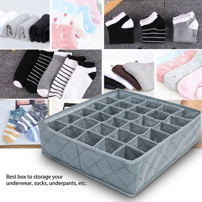 Underwear Drawer Organizer 30-Grid Storage Underwear Drawer Organizer 30-Grid Storage