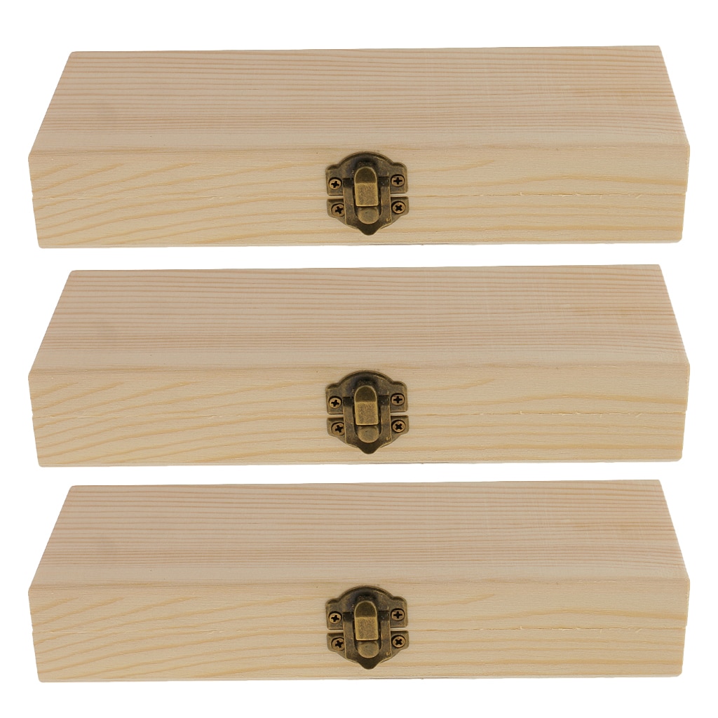 Unfinished Jewelry Box Wooden Case (3 pcs) Unfinished Jewelry Box Wooden Case (3 pcs)
