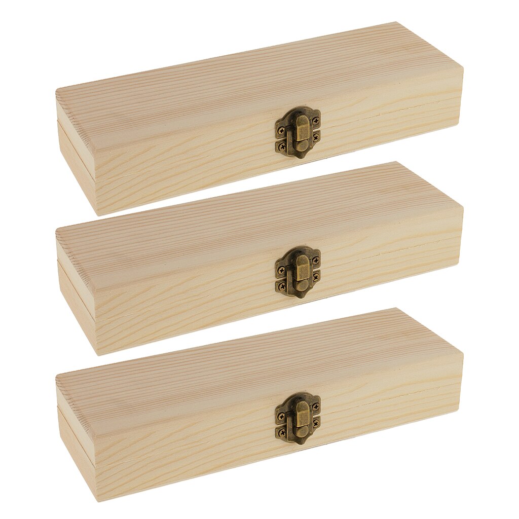 Unfinished Jewelry Box Wooden Case (3 pcs) Unfinished Jewelry Box Wooden Case (3 pcs)