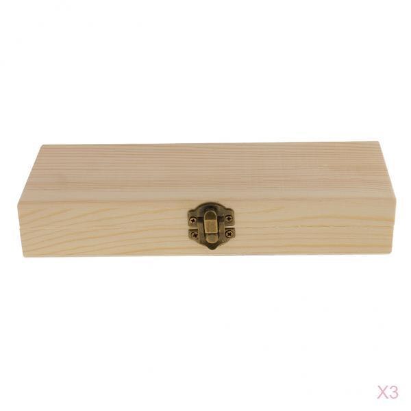 Unfinished Jewelry Box Wooden Case (3 pcs) Unfinished Jewelry Box Wooden Case (3 pcs)