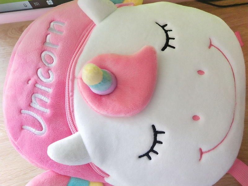 Unicorn Backpack for Girls Plush Bag